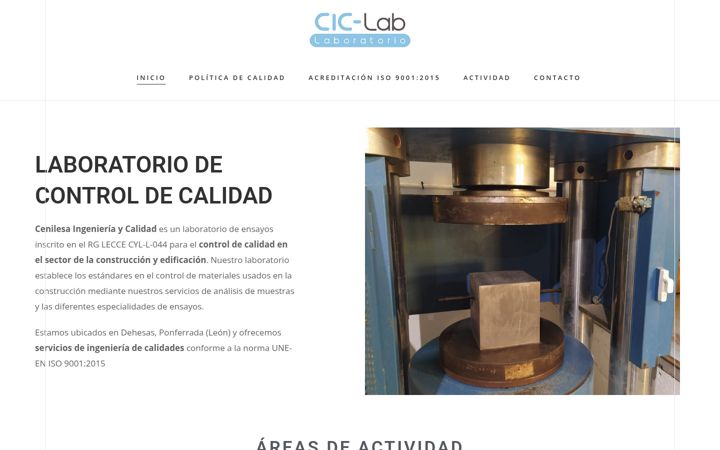 Screenshot di ciclaboratorio.es
