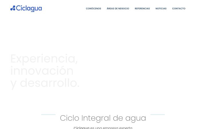 Screenshot of ciclagua.com