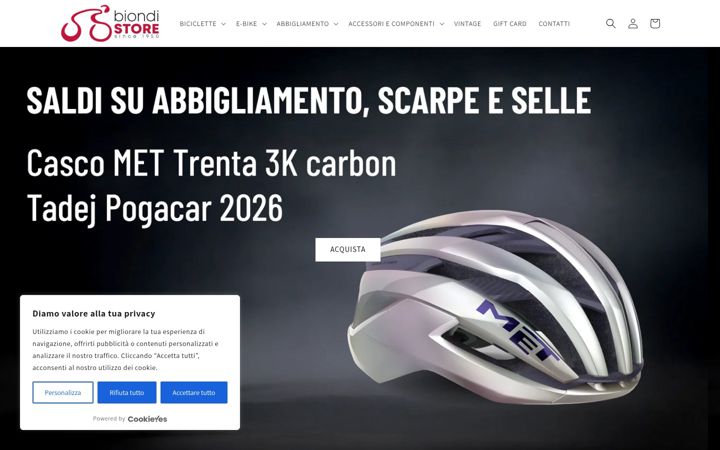 Snímek obrazovky ciclibiondi-piacenza.it