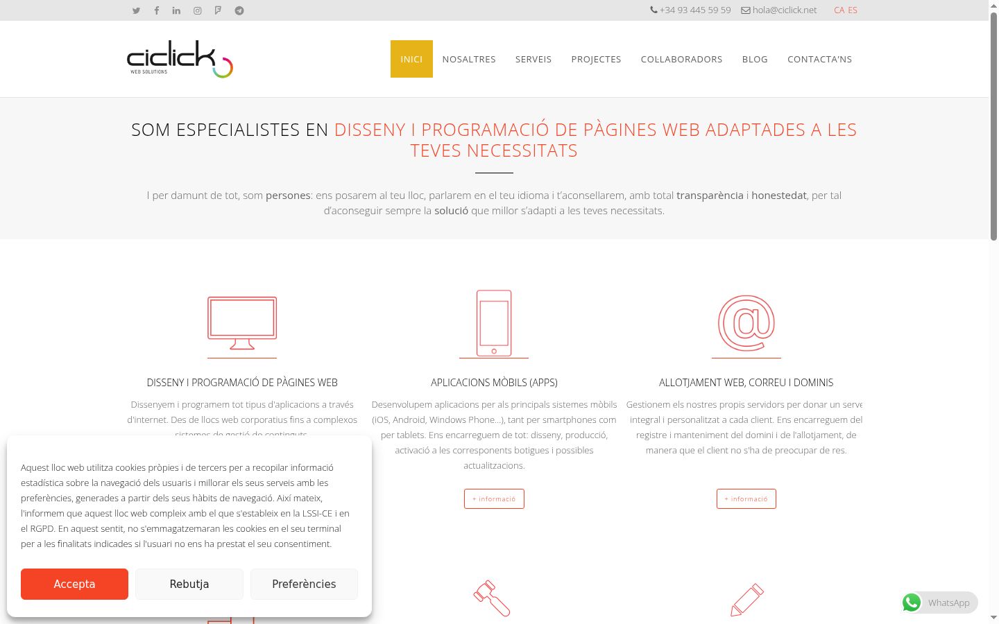Screenshot tal-banner tal-kunsens muri qabel kwalunkwe interazzjoni