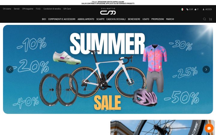 Screenshot of ciclimattio.com