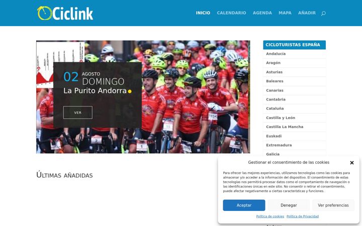 Screenshot di ciclink.es