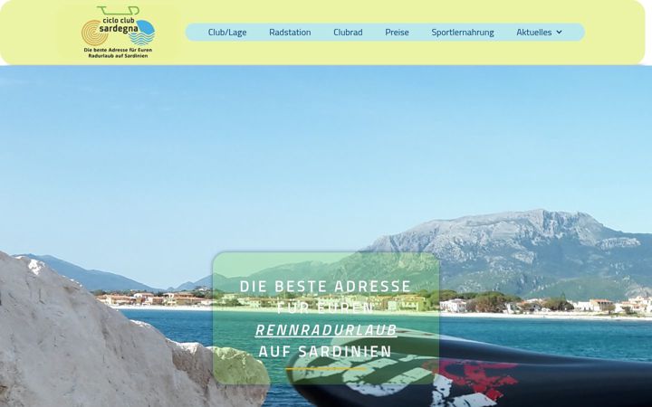 Screenshot of ciclo-club-sardegna.com
