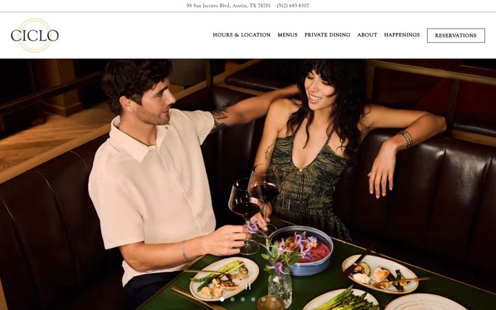 Screenshot of cicloatx.com