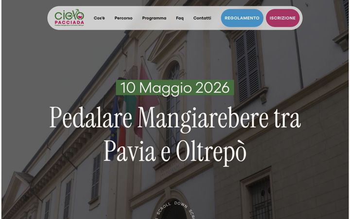 Snímek obrazovky ciclopacciada.it