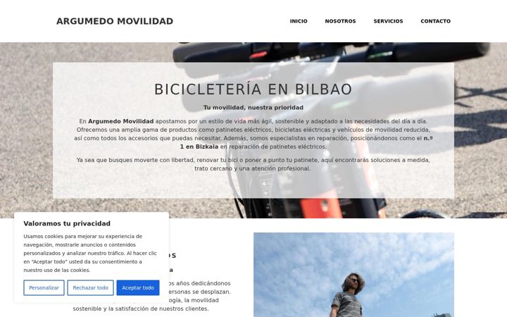 Screenshot di ciclos-argumedomovilidad.es