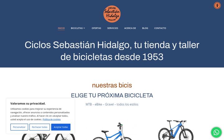 Screenshot of ciclosebastian.com