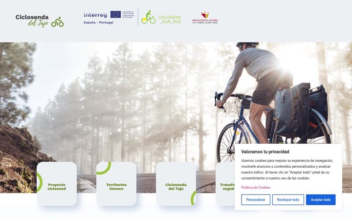 Screenshot di ciclosendadeltajo.es