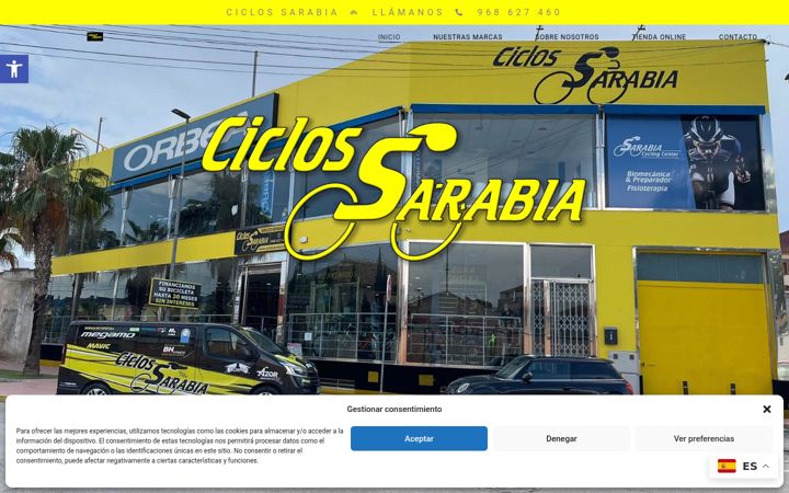 Screenshot di ciclossarabia.es
