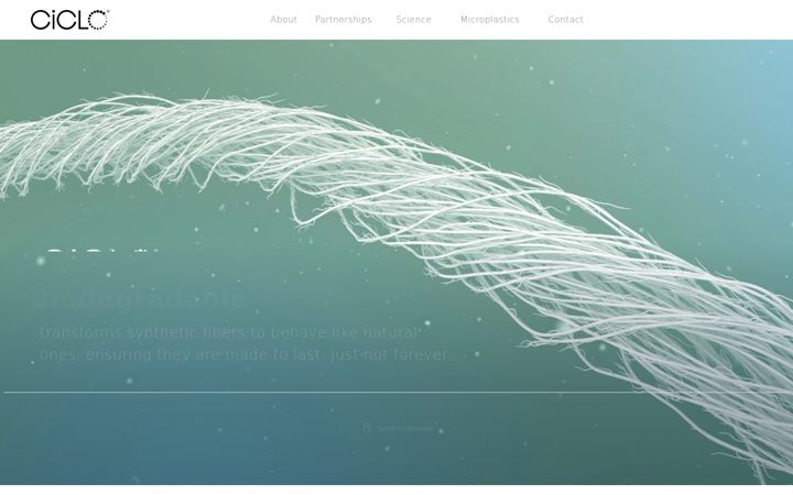 Screenshot of ciclotextiles.com