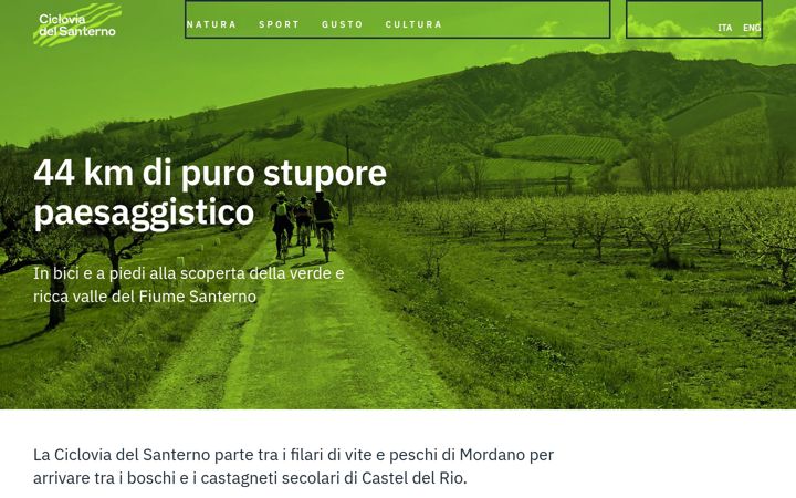 Ekrānuzņēmums no cicloviadelsanterno.net
