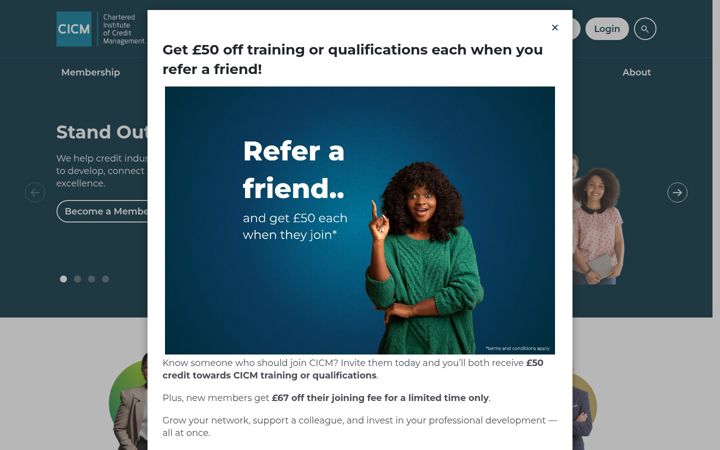 Screenshot of cicm.com