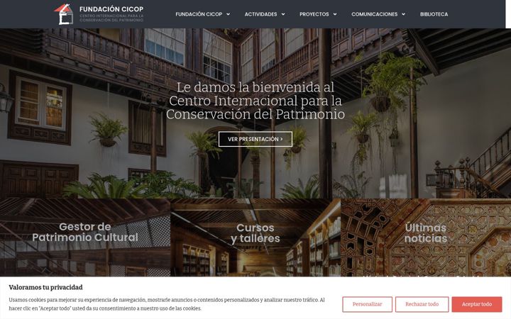 Screenshot di cicop.es
