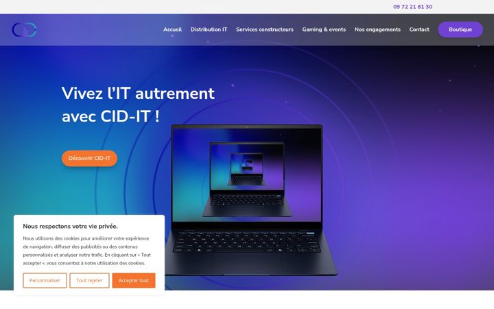 Zrzut ekranu cid-it.fr