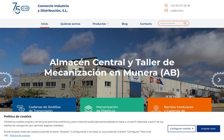 Screenshot di cid.es