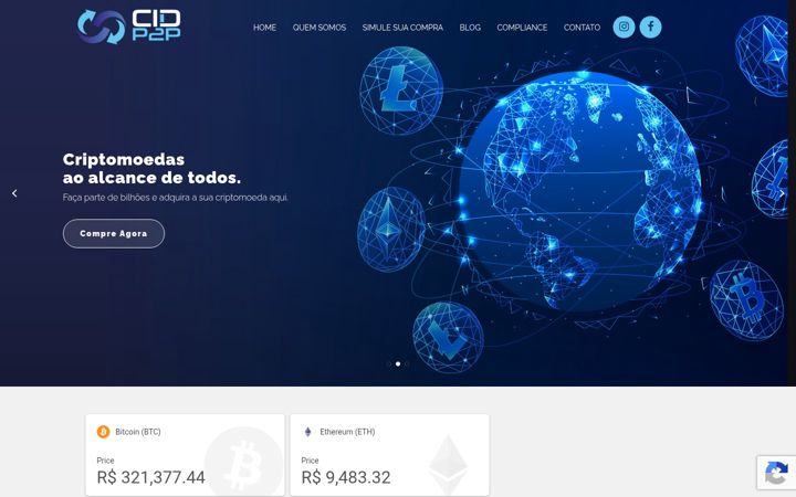 Screenshot of cid8p2p.com