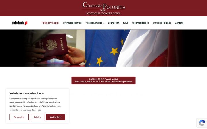 Zrzut ekranu cidadania.pl