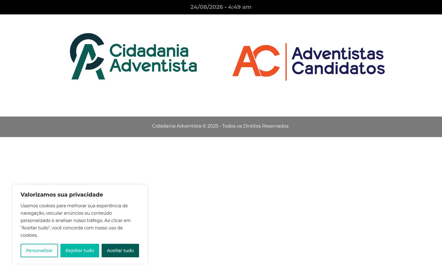 Screenshot tal-banner tal-kunsens muri qabel kwalunkwe interazzjoni