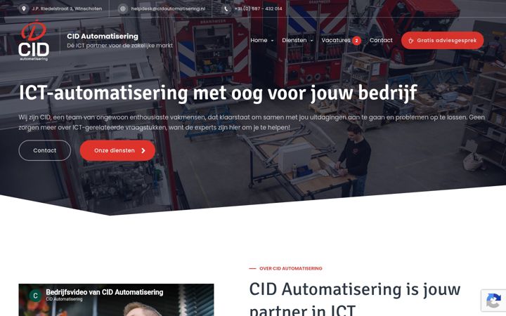 Screenshot του cidautomatisering.nl