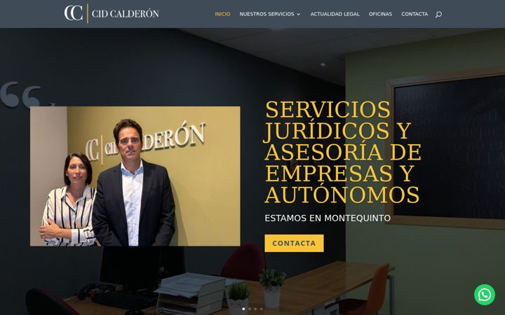 Screenshot di cidcalderonabogados.es