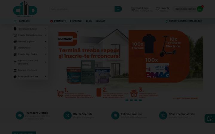 Zrzut ekranu cidconstruct.ro