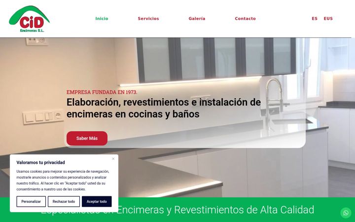 Screenshot of cidencimeras.com