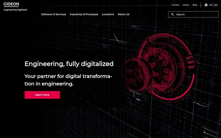 Screenshot of cideon.com