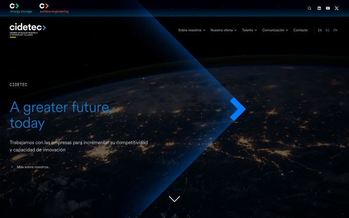 Screenshot di cidetec.es