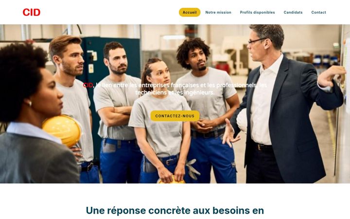 Captura de pantalla de cidexpert.fr
