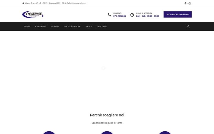 Екранна снимка на cidiemmesrl.com