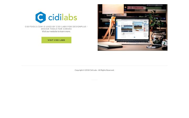 Snímek obrazovky ciditools.com