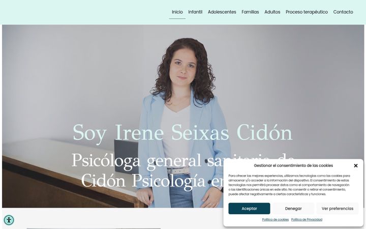 Screenshot di cidonpsicologia.es
