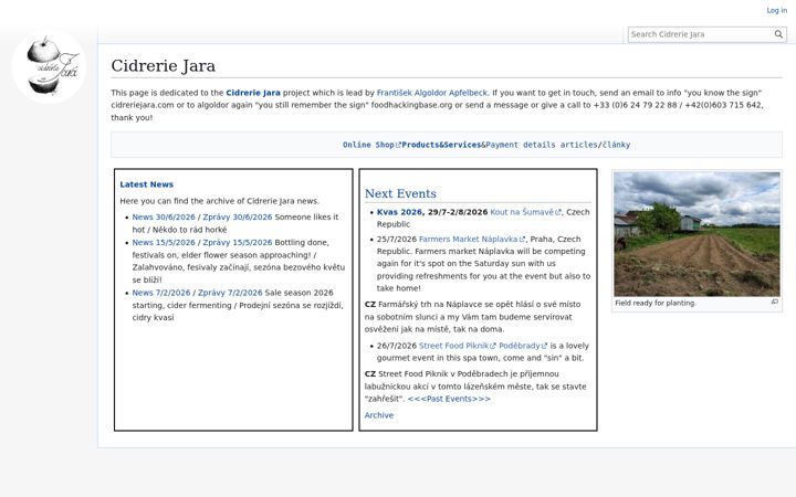 Screenshot of cidreriejara.com