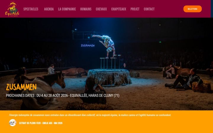 Captura de pantalla de cie-equinote.fr
