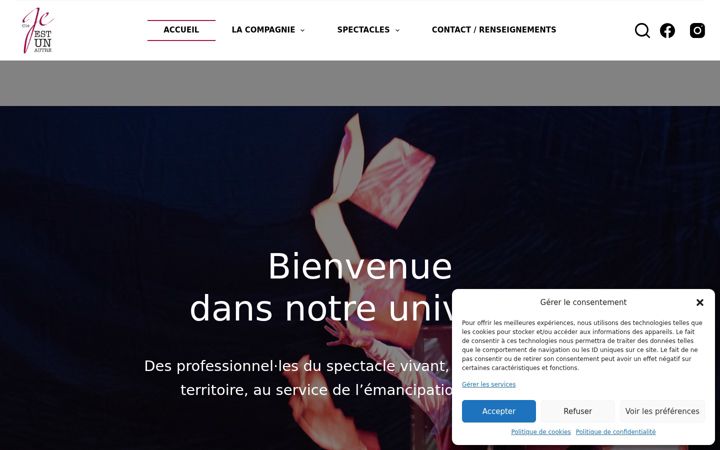 Captura de pantalla de cie-jeestunautre.fr