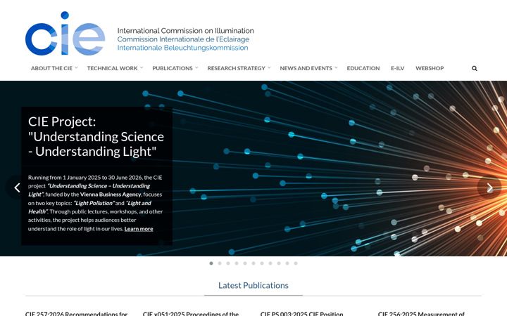 Screenshot of cie.co.at