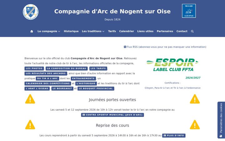 Captura de pantalla de ciearcnogentsuroise.fr