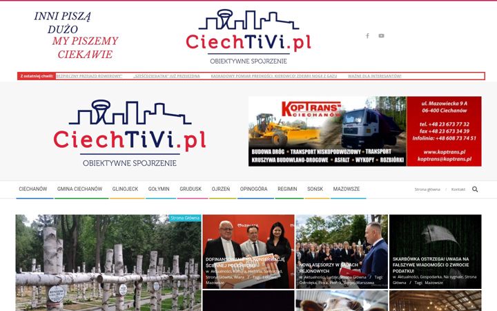 Zrzut ekranu ciechtivi.pl