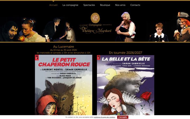 Zrzut ekranu ciedutheatremordore.fr