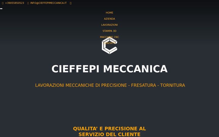 Snímek obrazovky cieffepimeccanica.it