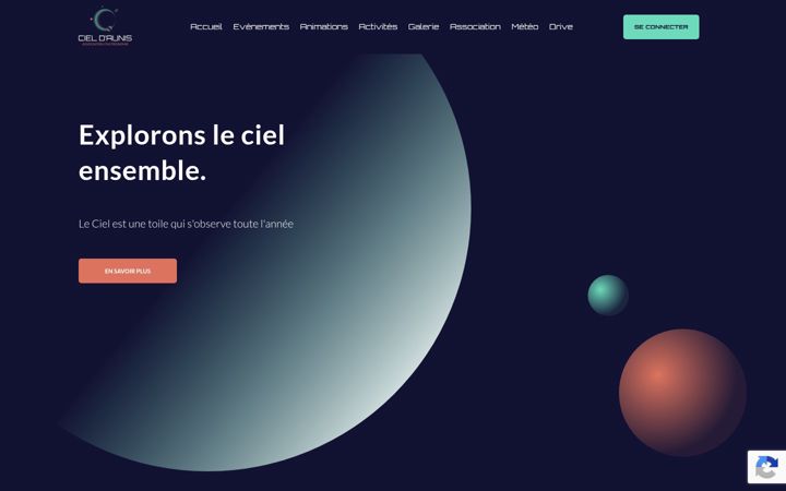 Екранна снимка на cieldaunis.fr