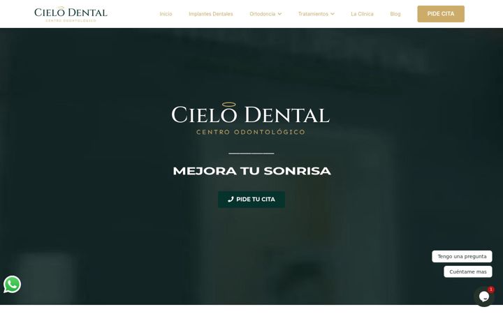Screenshot di cielodental.es