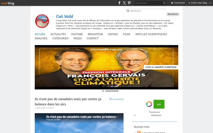 Zrzut ekranu cielvoile.fr