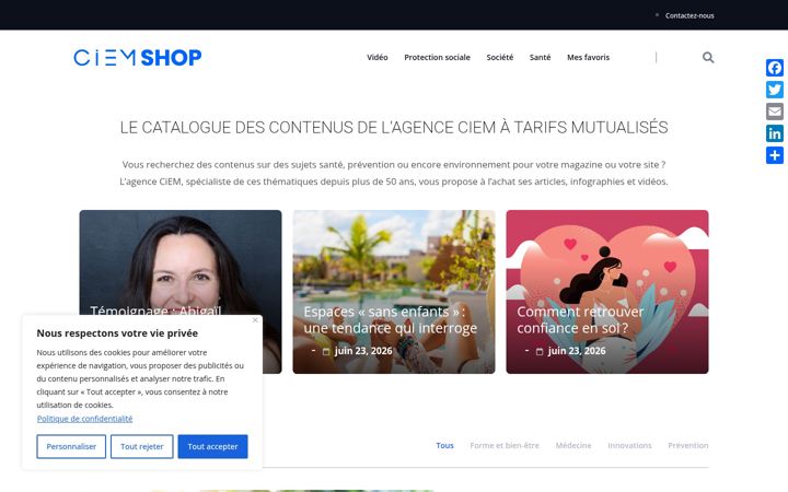 Zrzut ekranu ciem-shop.fr