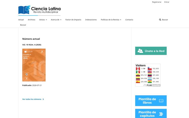 Screenshot of ciencialatina.org