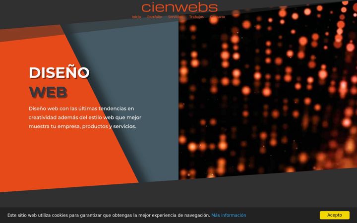 Captură de ecran a cienwebs.org