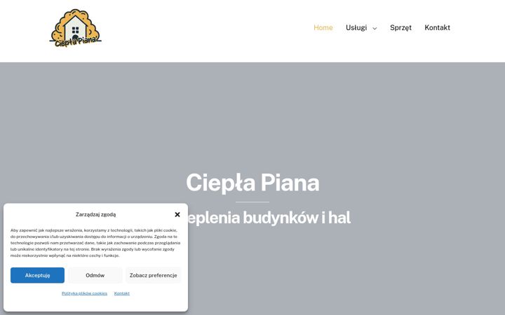 Ekraanipilt saidist cieplapiana.pl