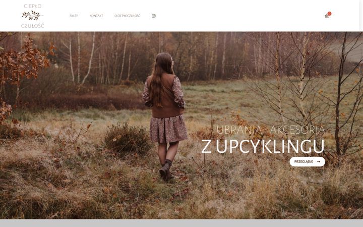 Screenshot stránky cieploczulosc.pl