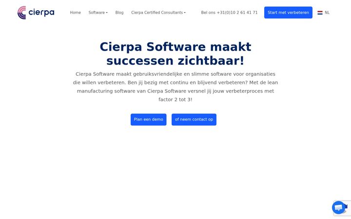 Screenshot του cierpa.nl