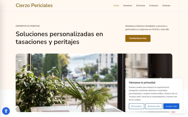 Zrzut ekranu cierzopericiales.es